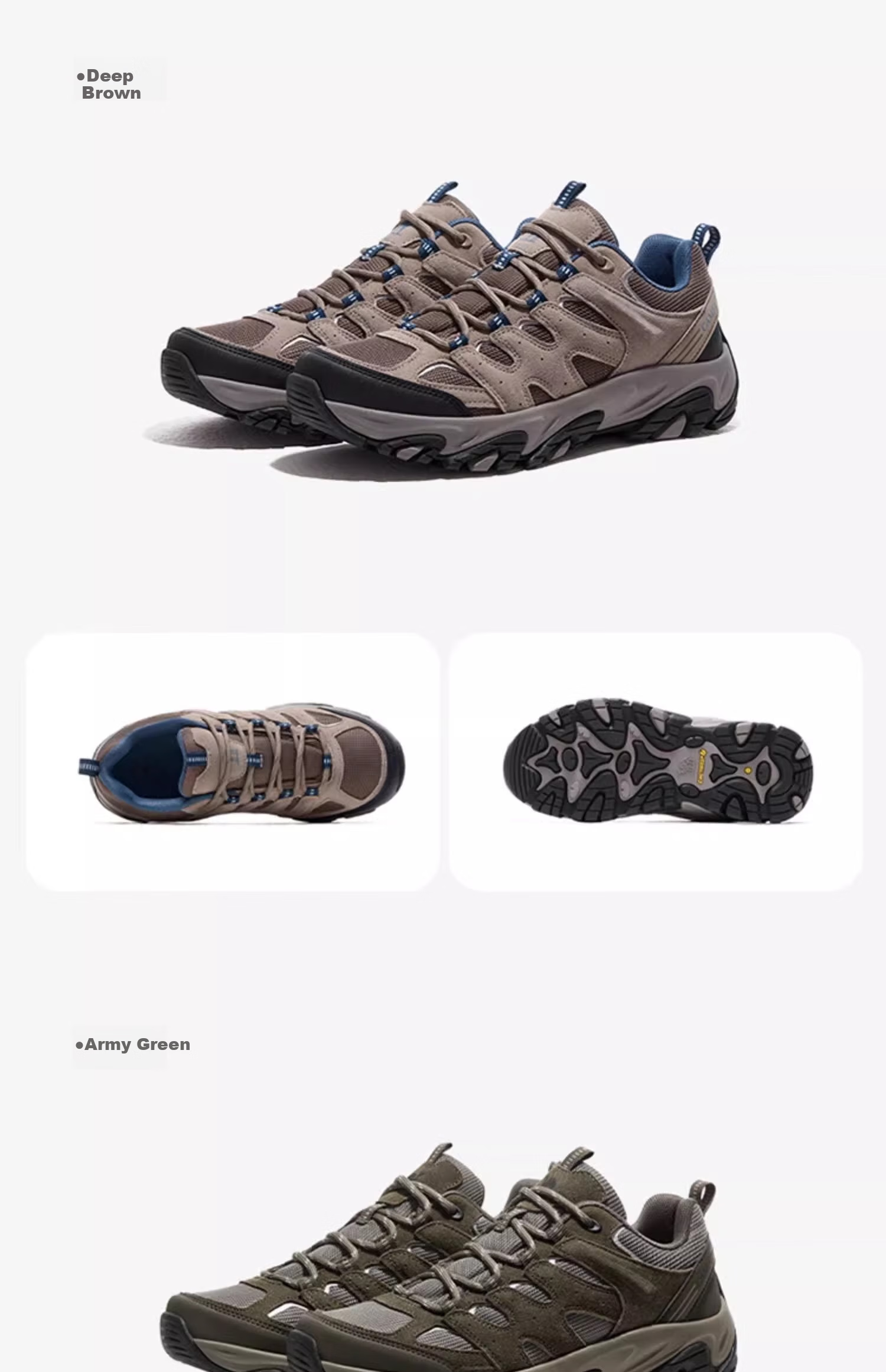 CAMEL Victory Hiking Shoes, Breathable Outdoor Sports Shoes for Men And Women, Waterproof Non-Slip Trekking Shoes F14C693646 20