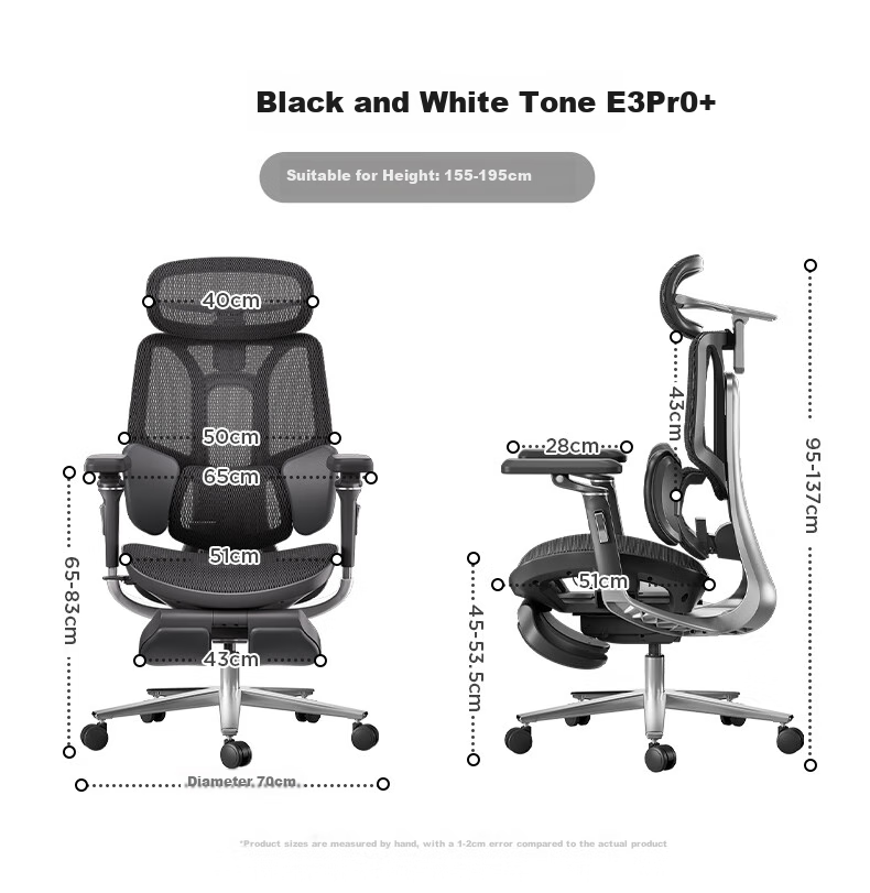 Hbada E3Pro Ergonomic Chair, Computer Chair, Office Chair, Biomechanical Seat, Intelligent Massage, Heating, Lumbar Support 8