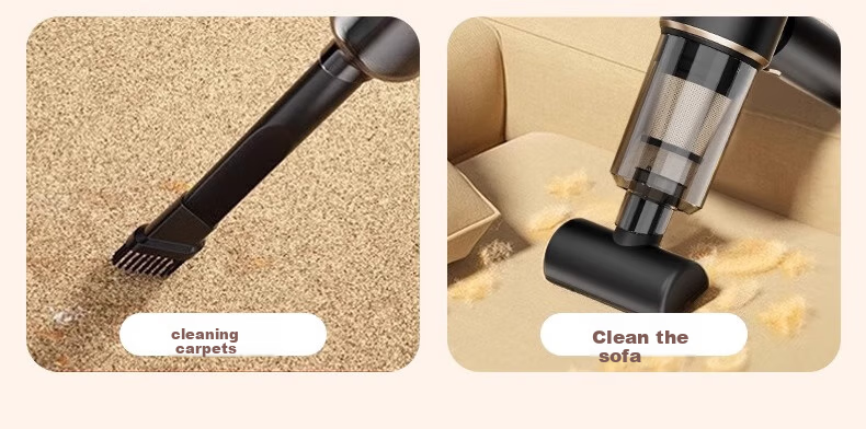 HELLOLEIBOO Car Vacuum Cleaner with Strong Suction, Cordless Handheld Vacuum for Car And Home Use, High Power Compact Blower And Suction Four-In LT-150 7