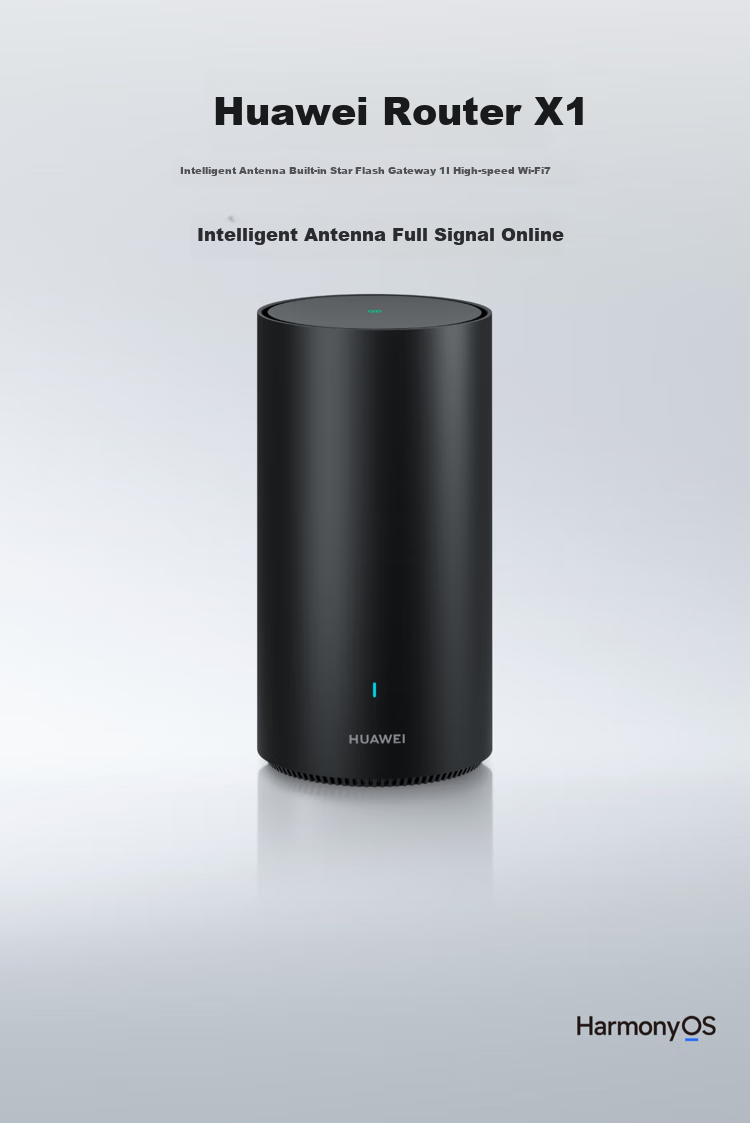 HUAWEI Router X1 with Built-In Star Flash Gateway, 11 Antenna Array, Wi-Fi 7 Router, Gigabit Wall-Penetrating, Whole-House Coverage, Supports Pura 90 WiFi7+ Acceleratio 1