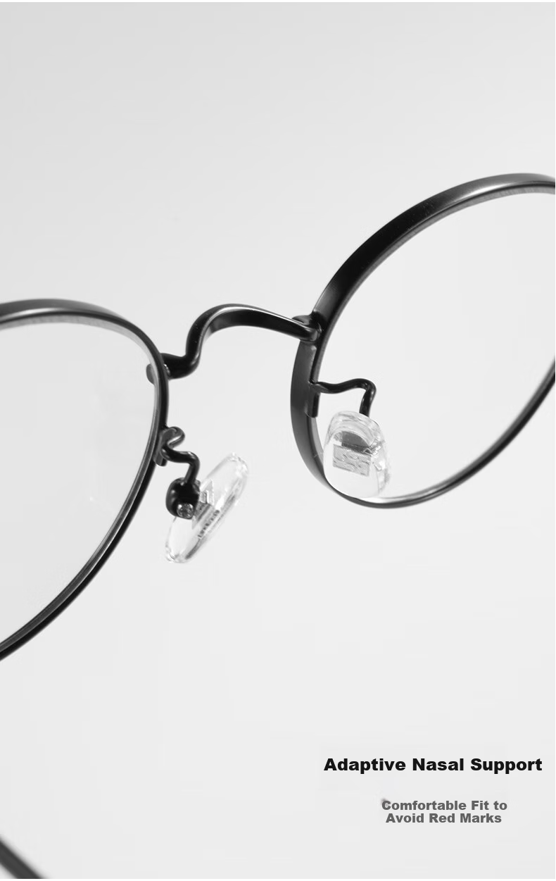 Fushikang Presbyopic Glasses, Retro Round Frame, Imported Fashionable Round Frame, Reading Glasses for Men And Women, F1012, Black +250 Degrees 7