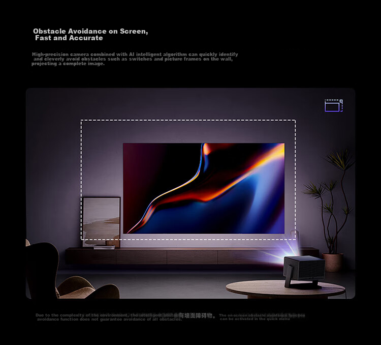 MI Laser Projector, 3 4K Resolution, Pure Tri-Color Laser Light Source, MI Pengpai Smart Home Theater All-In Cloud Platform, First-Class Energy Efficiency 27