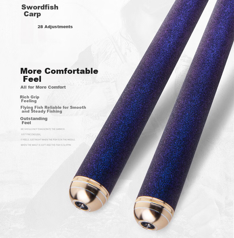 GW Fishing Rod Jian Shou Lian Second Generation Strong And Durable, 28 Sections, 5.7 Meters, All-Purpose Big Fish Rod, Ultra-Light And Ultra-Hard, High Carbon Rod for Platform Fishing 13