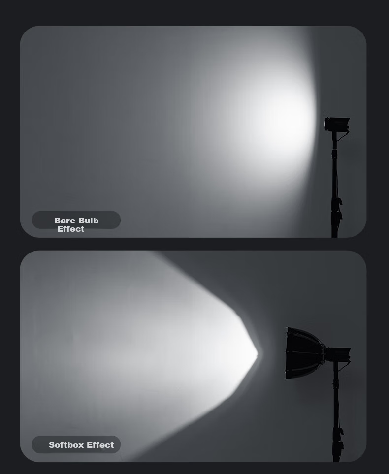 AMBITFUL PS22 Mini Octagonal Deep Softbox, Small Portable Fill Light, Suitable for Live Streaming, Nan Guang 60W Yongnuo YN150 11