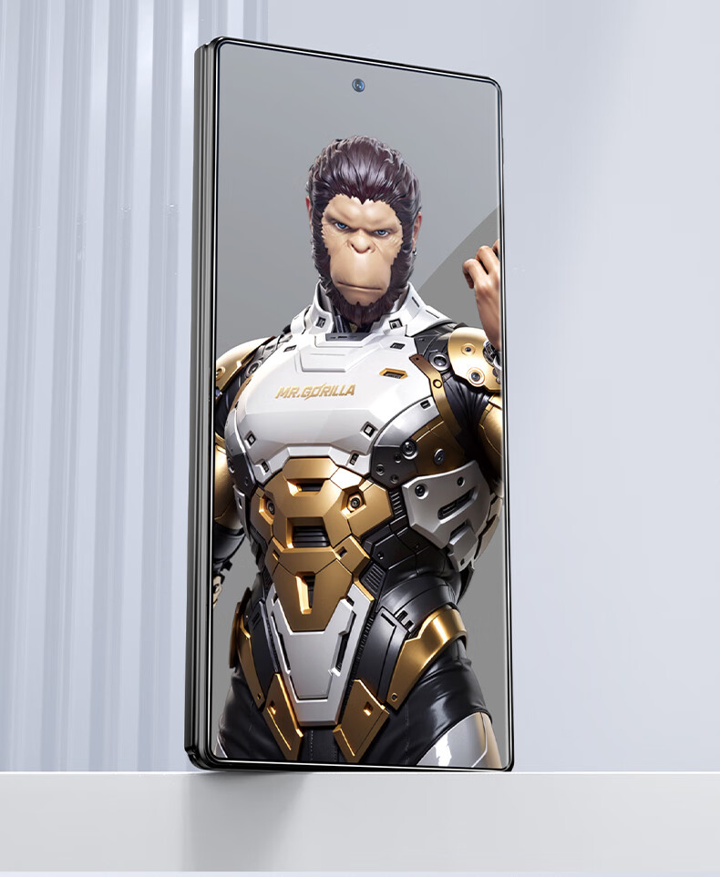 Lanxingxiansheng Tempered Glass Screen Protector for Vivo XFold5, AR High-Definition Curved Full Adhesive Dust-Free Anti-Drop Anti-Fingerprint Phone Film 1