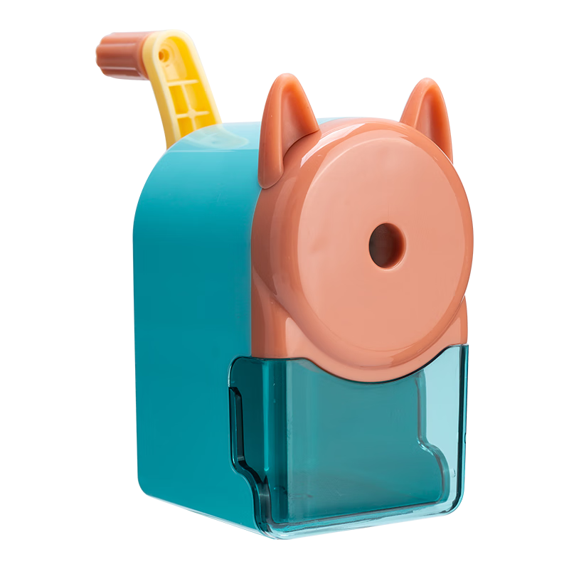 M&G Stationery, Langlang Mountain Little Monster, Elementary School Student Hand-Cranked Pencil Sharpener, Rotary Pencil Sharpener, Pencil Sharpener, Learning Supplies, QPS906Z4