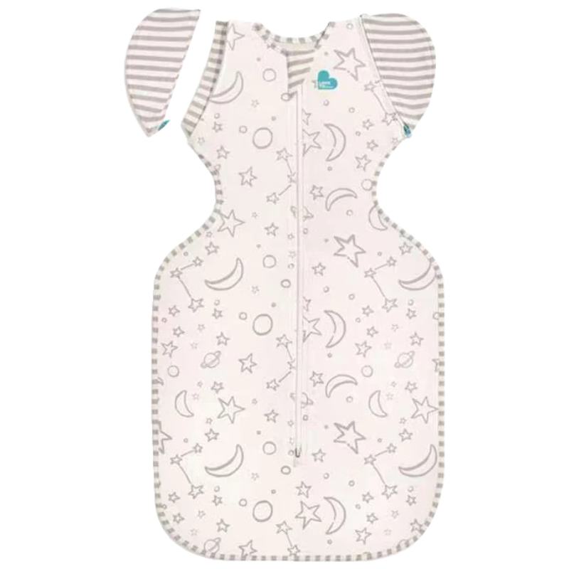 LOVE TO Dream Baby Sleep Sack Anti-Startle Bamboo Cotton Removable Sleeves Kick-Proof Baby Sleeping Bag Bamboo Fiber All-Season Use