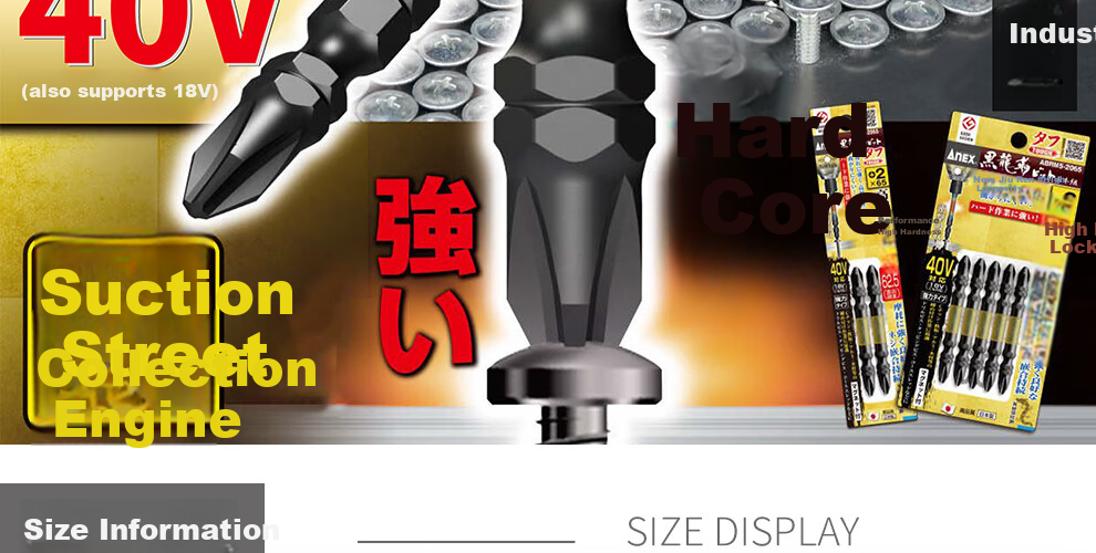 ANEX Black Dragon Resistant Screwdriver Bit ABRM-2065, Resistant to 40V Strong Magnet, Double-Ended Phillips Screwdriver, PH2X65mm, 2-Piece Set 3