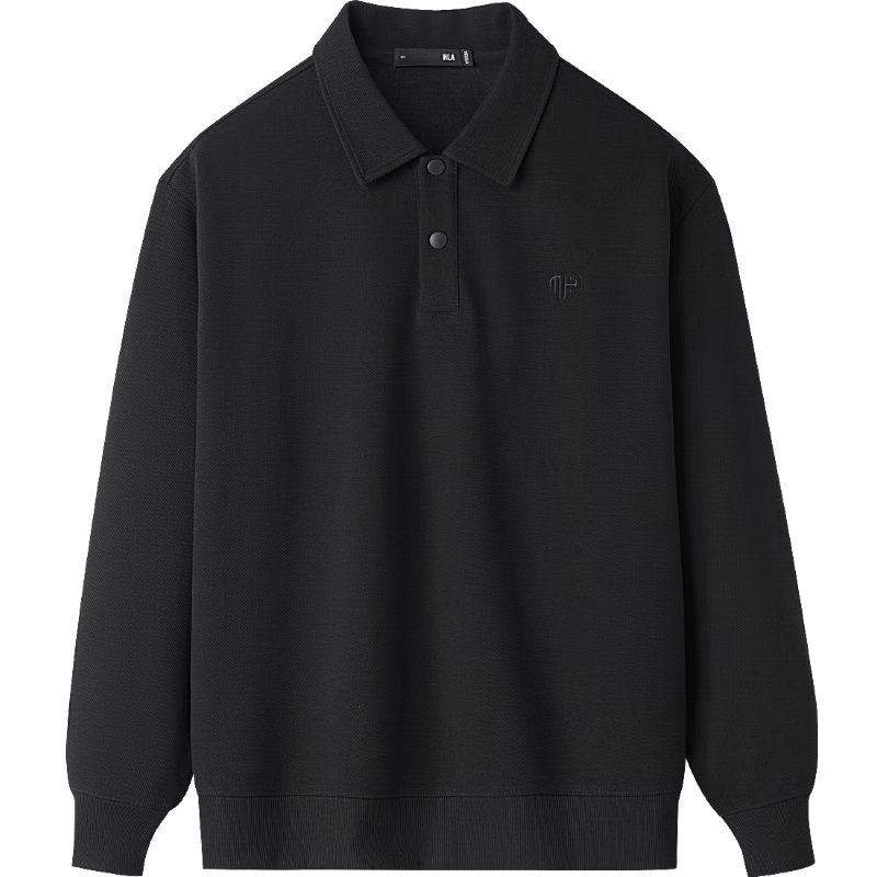 HLAHLA Men's Long Sleeve Polo Shirt Autumn 25 Yixin Jiwei Series Base Shirt