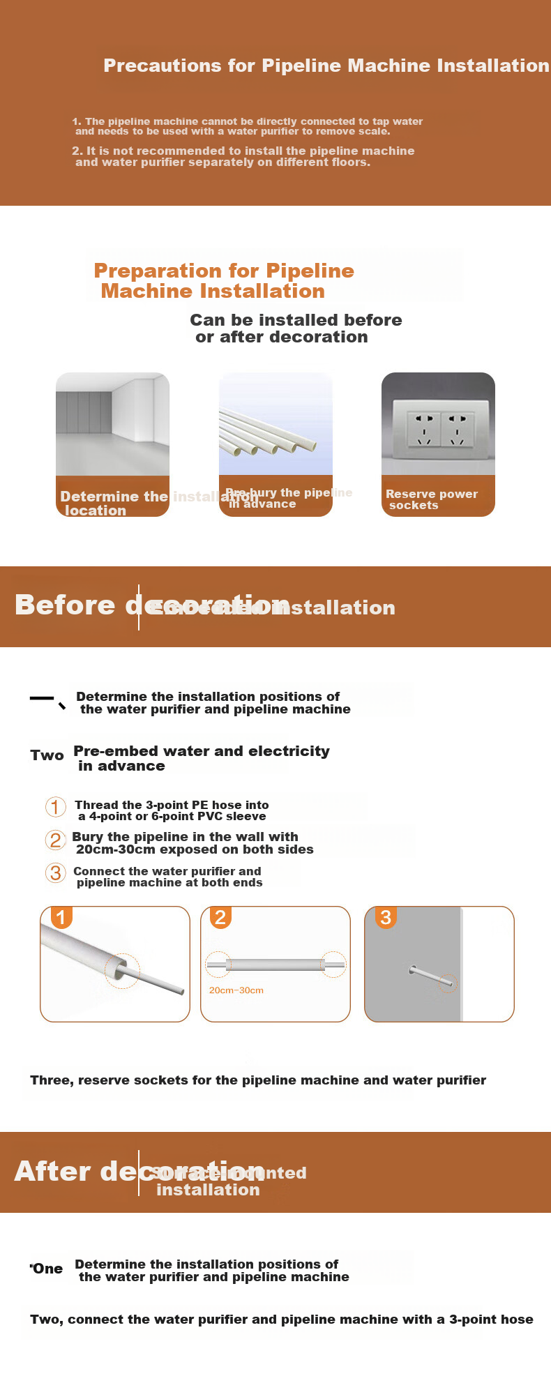 COLMO Wall-Mounted Water Dispenser, Home Drinking Water Purifier Companion, Fast Heating Direct Drinking Full-Flow High-Temperature Sterilization Sensor Water Dispenser RA09 11