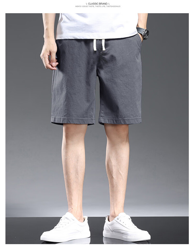 Zengzhi 2026 Summer Lightweight Casual Men's Shorts Fashion Sports Loose Straight Five-Point Pants Versatile Mid-Length Men's Trousers 19