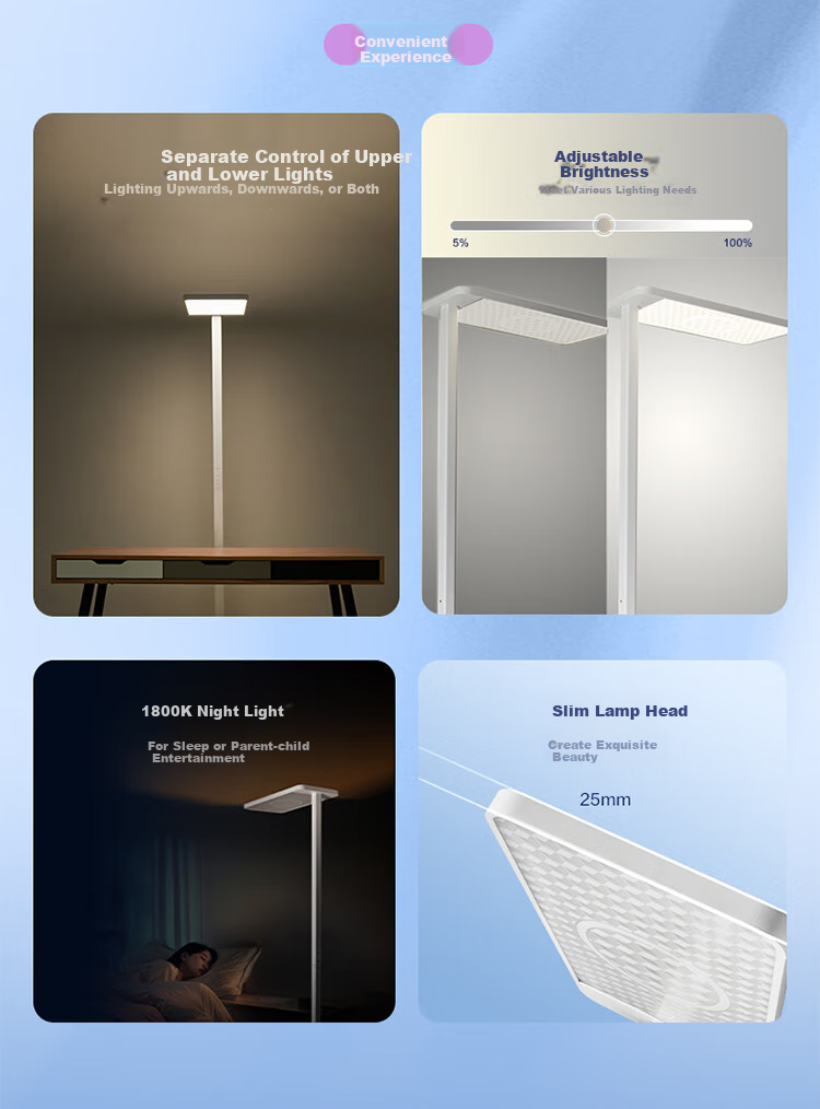 OPPLE Floor Eye Protection Lamp Full Spectrum Standing Study Desk Lamp Large Road Lamp Children's Student Reading Desk Lamp Yuetong 3