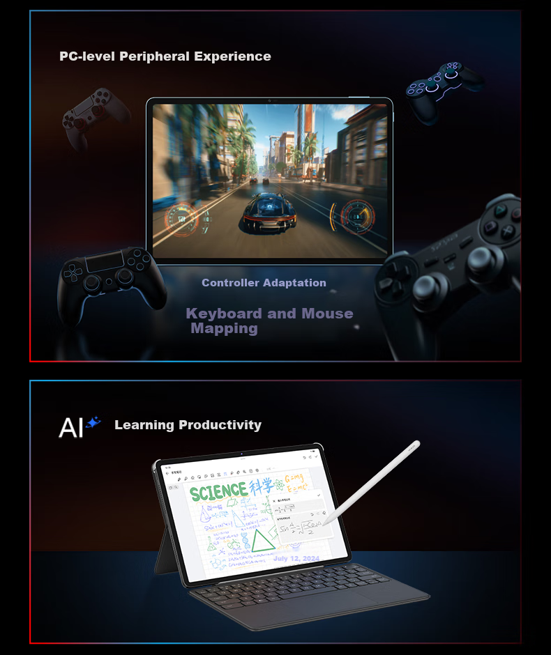 HONOR Tablet GT [Subsidies], 11.5-Inch Tablet Computer, 2.8K Eye-Protection Gaming Screen, High Cost-Performance Ratio, 8GB+256GB, Ice Crystal White, HONOR GT Series 4