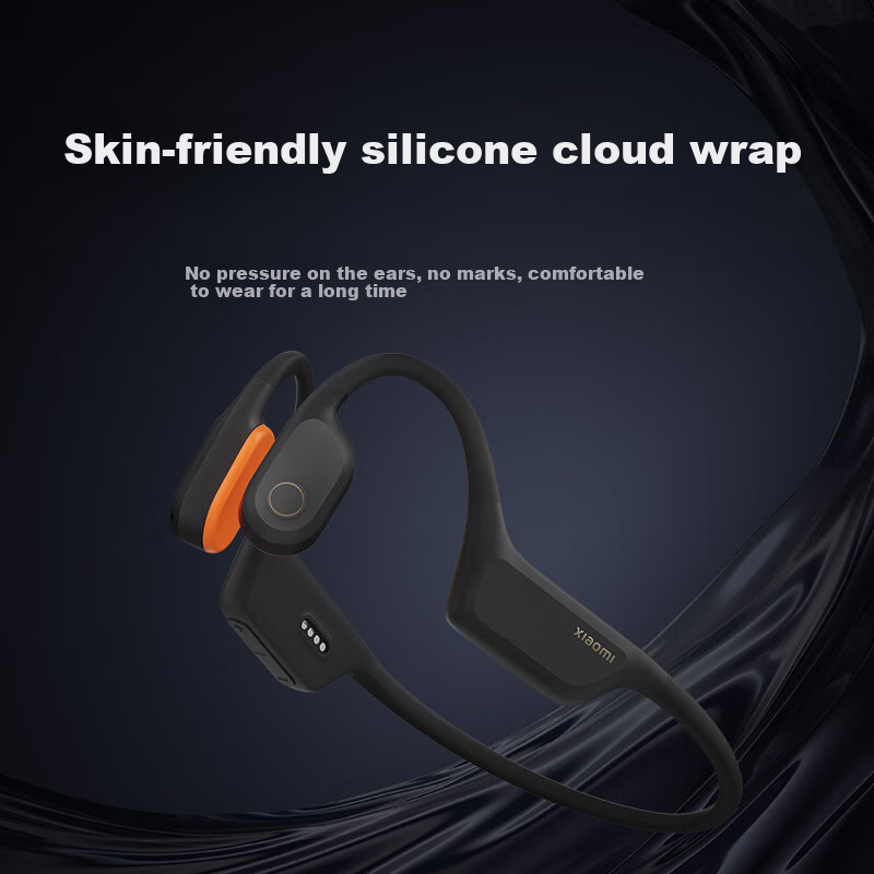 Наушники MI Bone Conduction Headphones 2, спортивные, с Bluetooth, водонепроницаемые, с режимом плавания и встроенной памятью 32 ГБ, черные