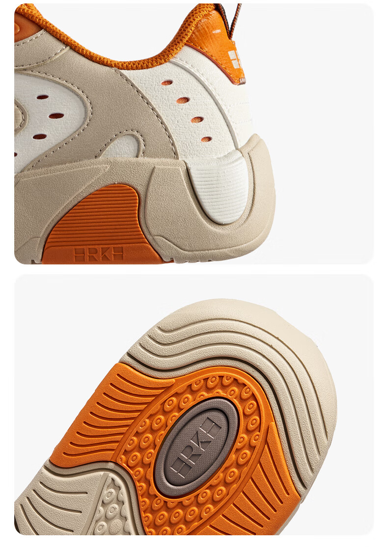 ERKE Men's Sports Shoes Casual Shoes Patchwork Classic Trendy "Pumpkin Shoes" Casual Shoes 51125301027 12