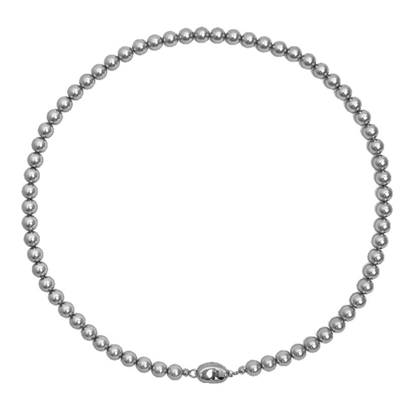 N2it Imitation Pearl Bead Necklace for Women, Mom Style Pendant, Practical Mother's Day Birthday Gift for Mother-in-Law, Elders
