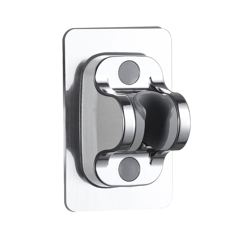 Meiqisheng Shower Head Holder No-Drill Adjustable Shower Bracket Silver