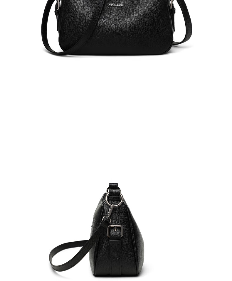 C.BANNER Top-Grain Leather Handbag, Women's Crossbody Bag, Large Capacity Shoulder Bag, Light Luxury Brand, Birthday Gift for Girlfriend on May 20 3