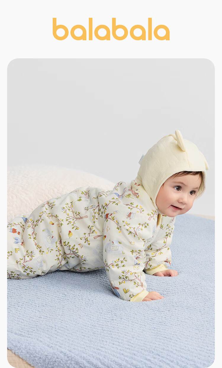 BALABALA Baby Sleeping Bag, Infant Anti-Kick Blanket, Newborn 2025 Soft Comfortable All-Over Print Cute 209325181201 1