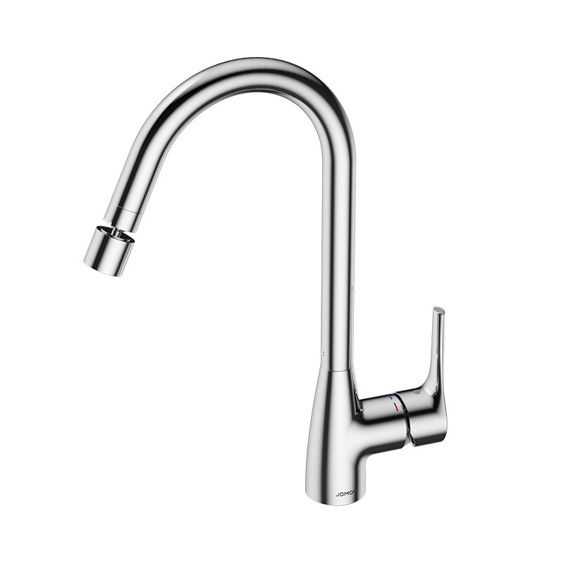 JOMOO Kitchen Faucet for Vegetable and Dish Washing Sink Dual Control Hot and Cold Water Tap 33230-385/1B-Z