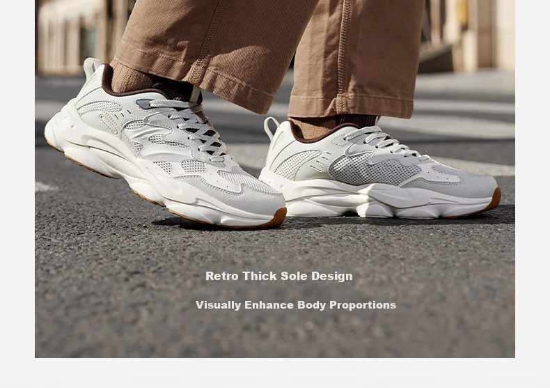 361° Men's Sneakers, Caves Spring And Summer Retro Comfortable Casual Dad Shoes 672536777-1 12