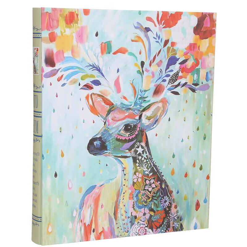 E-Muguo 6-Inch Photo Album Large Capacity Insert Style Album Baby Growth Family Album Birthday Gift 200 Photos Green Leaf Edition 1