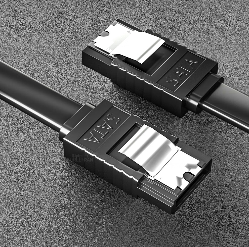 BURLEFRAN High-Speed SATA 3.0 SSD Serial Data Cable, SATA 3.0 Mechanical Hard Drive Data Cable with Spring, 1 Meter 11
