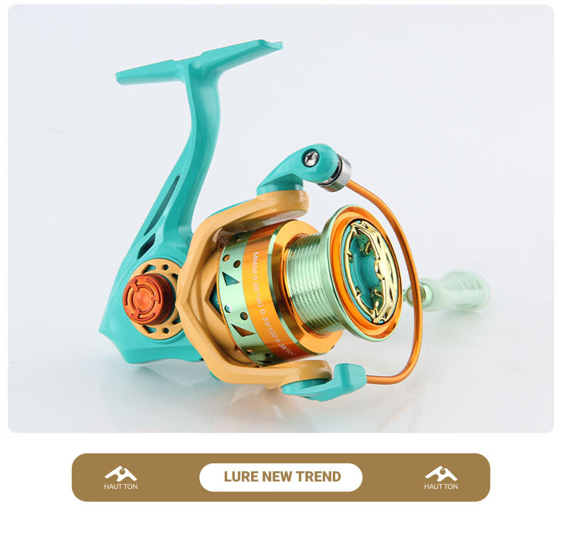 HAUT TON Macaron II Spinning Fishing Reel Universal Micro Lure Fishing Reel 6000 Series 4