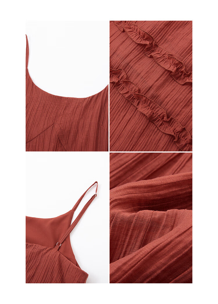 Mt [Camellia Muse] Summer French-Style Lightweight Lyocell Lace Elegant A-Line Midi Dress for Wome 7
