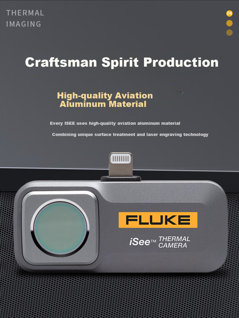 FLUKE TC01A Smartphone Thermal Imager, Thermal Imaging Night Vision Device, Infrared Thermometer, High-Definition Thermal Imager 8