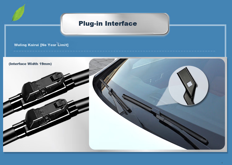 Aoye Windshield Wipers Compatible with Wuling Xincheng 21-23 Models, Specialized Frameless Design, Original Size Front Wipers, 1 Pair Set, 24+17 Inches 7