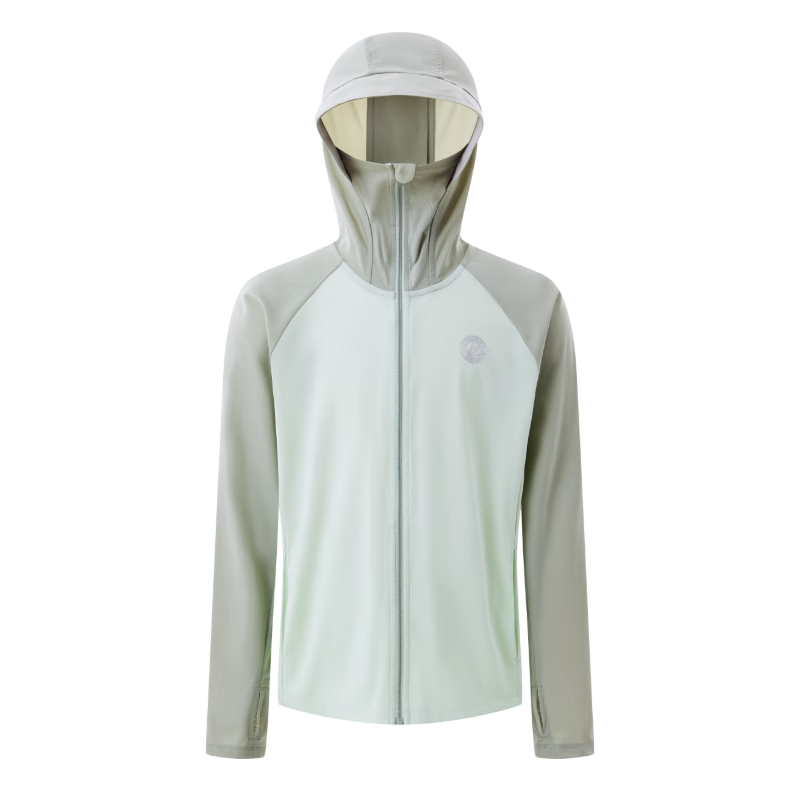 BOSIDENG National Standard Sun Protection Jacket Unisex Kids UV Protection Cooling Mint Mambo Hooded Outdoor Coat