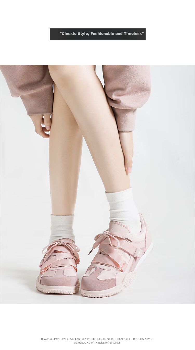 Huili Official Women's Shoes, Dexun Shoes for Women, New Spring 2026 Style, Versatile Lightweight Casual Sneakers, Pink, Size 38 16