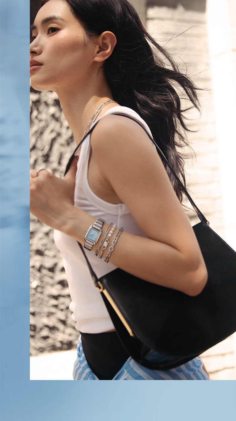 LOLA ROSE Urban City Tour Small Square Watch for Women, Versatile Commuter Birthday Gift for Girls 3