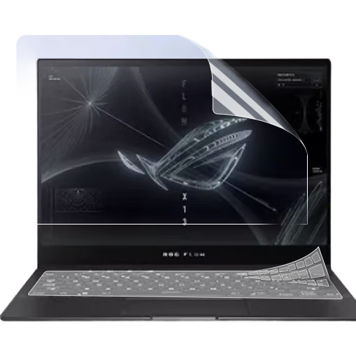 JPLAYER Keyboard And Screen Protector Set for ASUS ROG Phantom 13 2023 Model 13.3-Inch Laptop, High-Definition Clear Easy-To Anti-Scratch Wear-Resistant Film