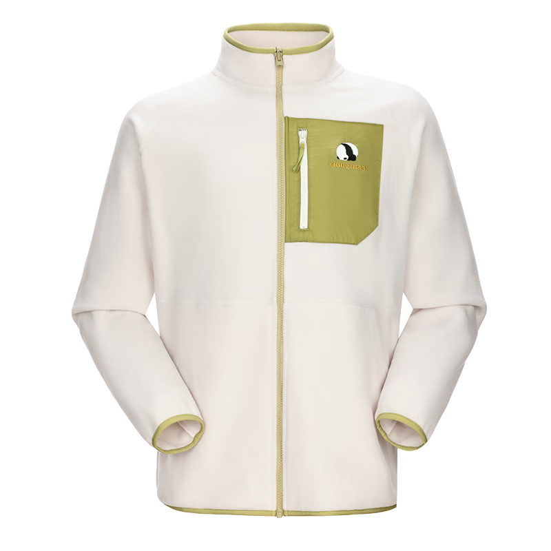 Panda Camel Series Outdoor Fleece Jacket Men and Women Autumn Winter Mountaineering Polar Fleece Coat Inner Liner 1220, M