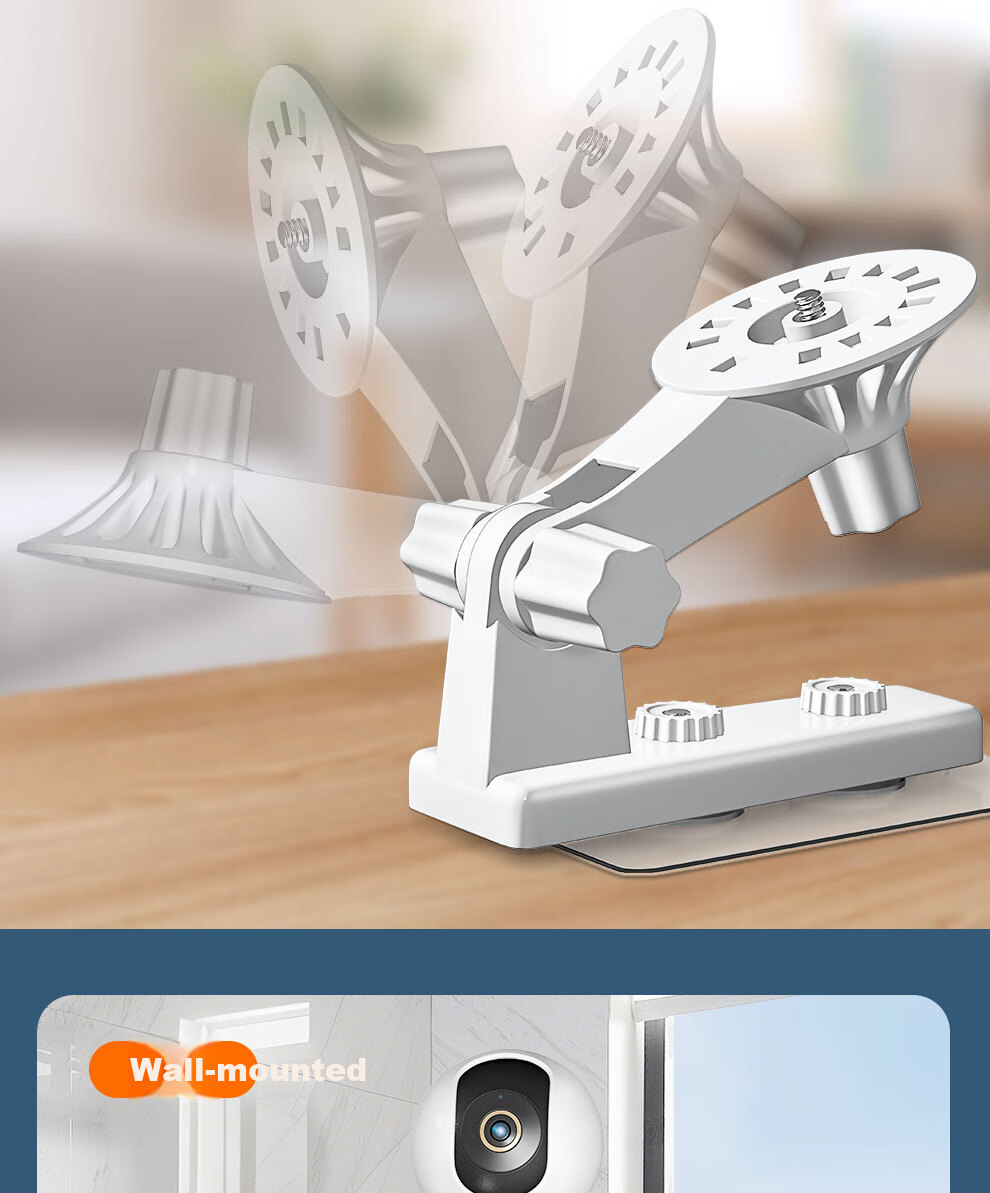 COMPCCTV Desktop Surveillance Camera Floor Stand, Extendable, No Drilling Required, Suitable for Indoor Use, Compatible with Xiaomi C700/C500/2K Version 3 Pro PTZ Small Camera SMT-ZM/xm 8