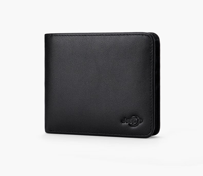 JEEP Wallet for Men, Short Style with Multiple Card Slots, Top-Grain Leather Billfold, Birthday Gift 10