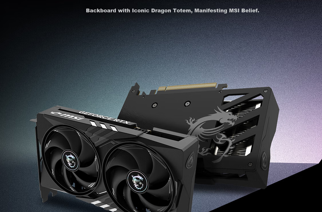 MSI GeForce RTX 5050 8G GAMING OC Graphics Card for E-Sports Gaming, Design, And AI Learning 5