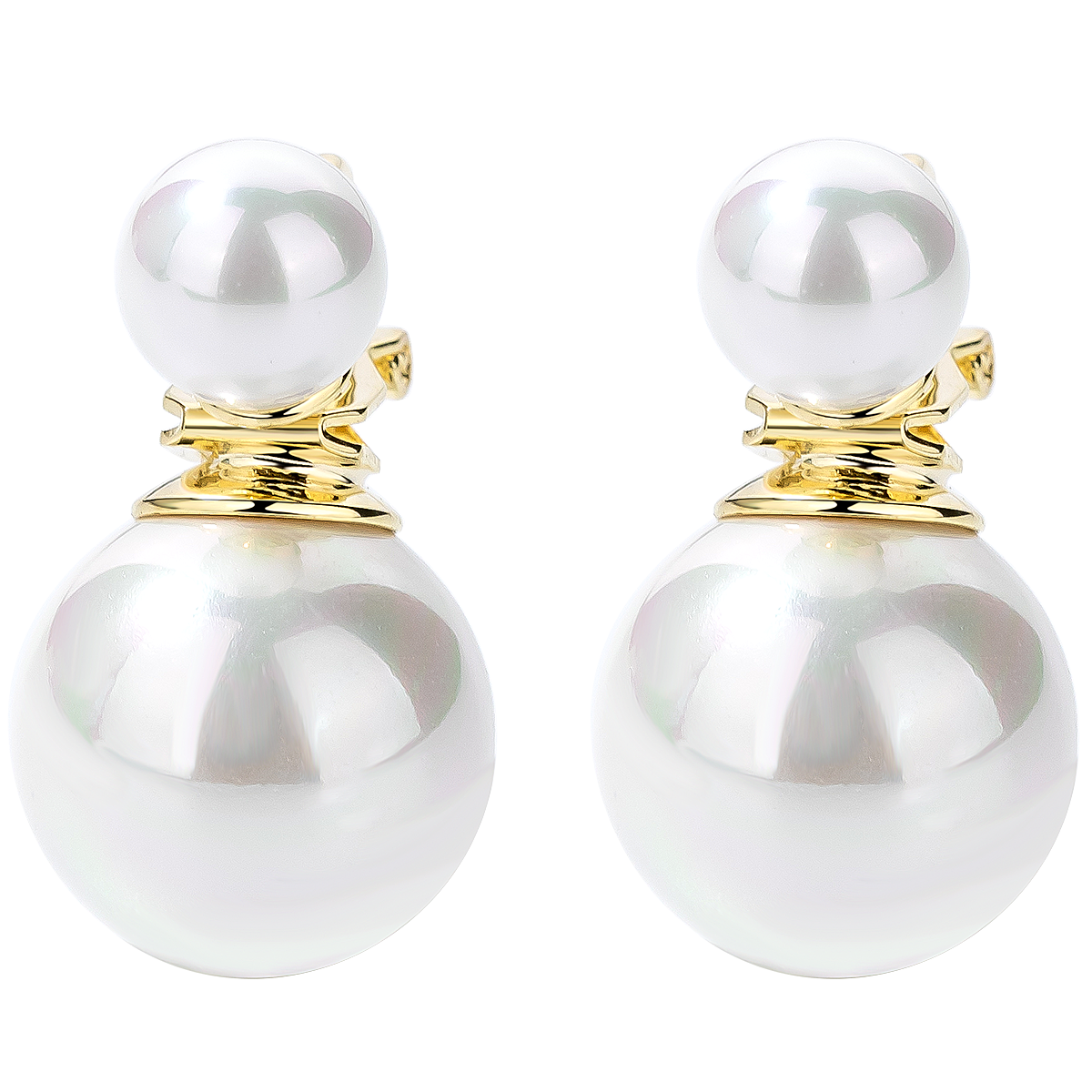 Qlady Pearl-Like Earrings for Women without Ear Holes, Elegant And High-End Earrings, New Year 2026 New Style, Light Luxury Earrings, Birthday Gift