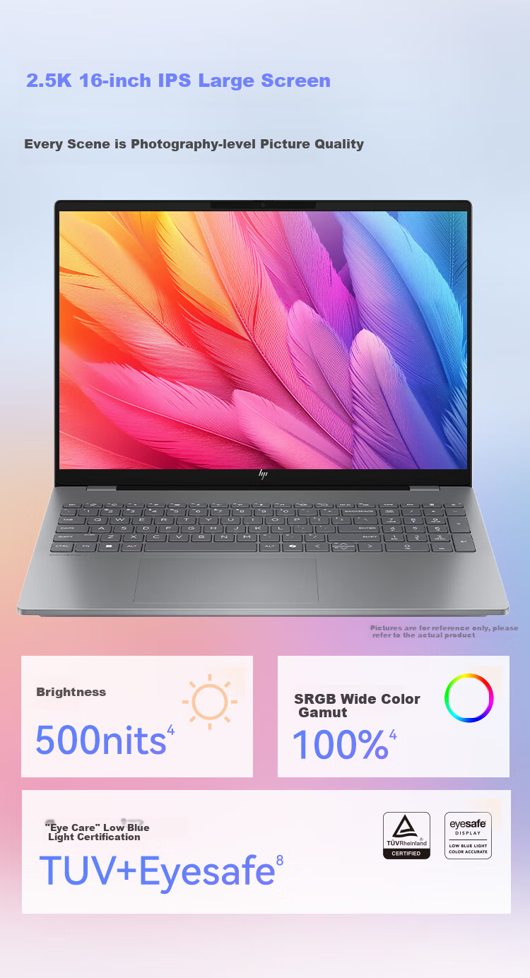 HP Star Book Pro 16 Thin And Light Laptop (Core U7 255H, 32GB RAM, 1TB Storage, 2.5K 240Hz Display) New All-Purpose Office Notebook for College Students with Subsidy 10