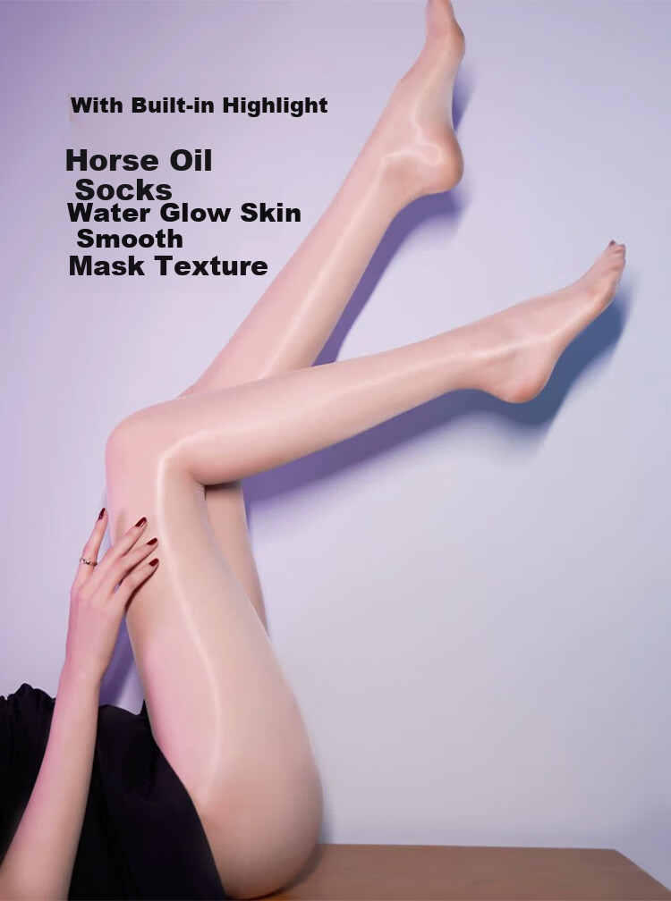 MiiOW Horse Oil Stockings for Women, 80D Thin Spring And Autumn Style, Sexy Anti-Snagging, 2026 New Model Bare Leg Effect, Pearl Pantyhose, 2 Pairs 8