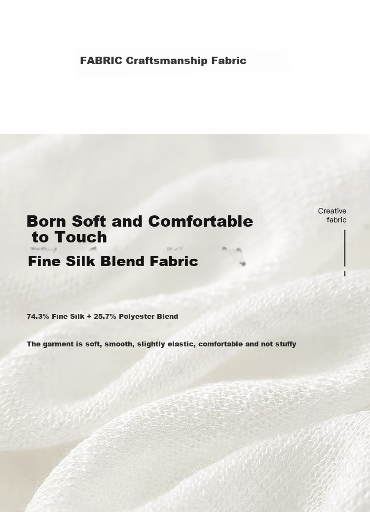 Sentubila Lazy Atmosphere Milk Huhu Refreshing Knit Top for Women, Summer V-Neck Short-Sleeve Cardigan, White, L 5