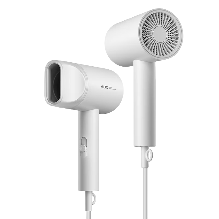 AUX Hair Dryer for College Dormitory, 300W Low Power, No Tripping, Hair Drying, Home Use, High Wind Speed, Quick-Drying, Hot And Cold Air, Small Portable Mini Electric Hair Dryer for Dormitory