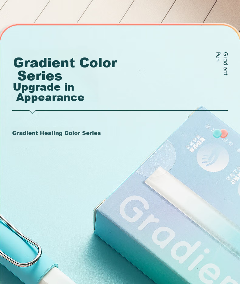 M&G Stationery EF Pointed Student Posture-Correcting Writing Pen Set with Skin-Friendly Replaceable Ink Cartridges (Pen *1 + 3.4mm Diameter Ink Cartridges *4), Gradient Pink Barrel HAFP2430 Preschool to Elementary Transitio 3