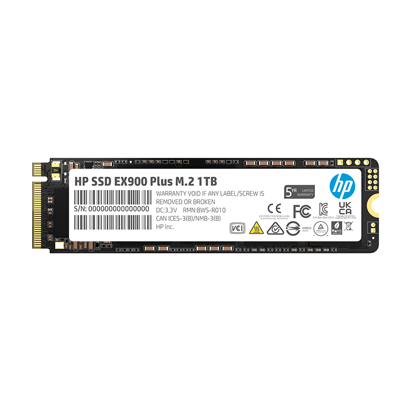 HP 1TB SSD M.2 NVMe EX900 Plus Series (Gaming Upgrade Edition)