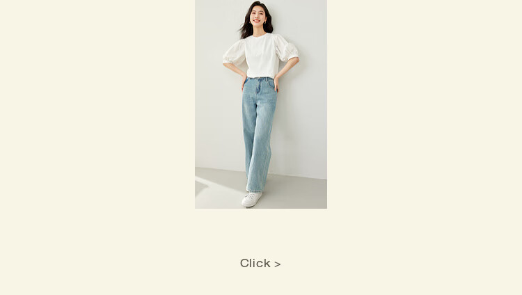 Vimly Elegant Commuter Lantern Sleeve Cotton T-Shirt for Women, New Summer 2026 Loose Short-Sleeve Distinctive Top 11