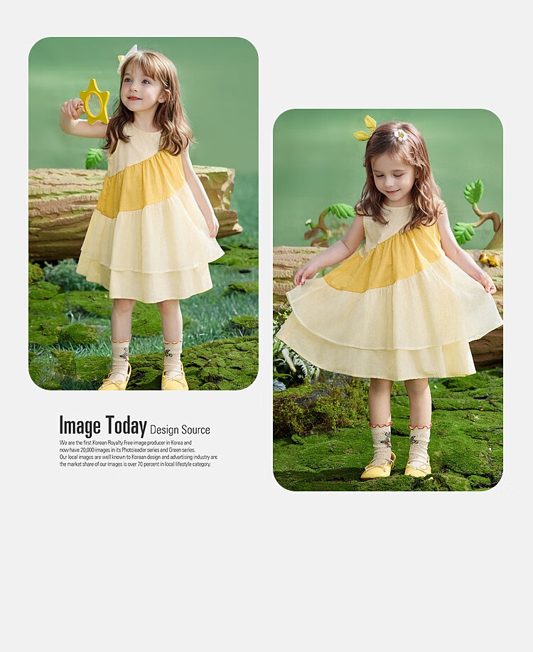 ASK JUNIOR Girls' Sleeveless Summer Dress, Baby Vacation Princess Dress 10