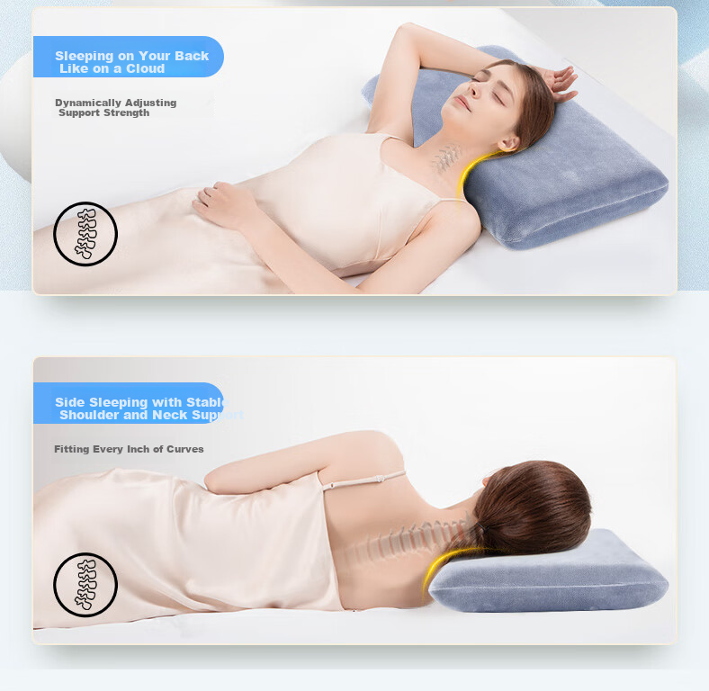 Aeromax Memory Foam Pillow, Deep Sleep Pillow, Cloud Comfort Hotel Pillow, Cervical Pillow, Pillow Core, Neck Protection, Sleeping Adult-Specific Pillow 10