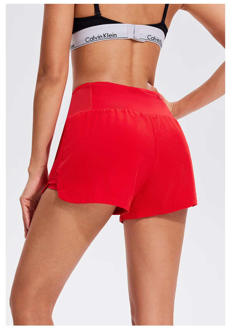 Cosleaf Women's Professional Running Shorts for Marathon, High-Waisted Tummy Control Shorts with Pockets, Slimming Yoga Fitness Pants 14